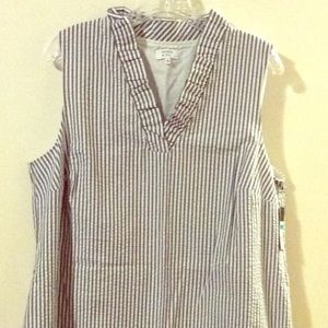 Crown & Ivy Seersucker Dress - Sz. 16